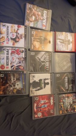 PS3 with games