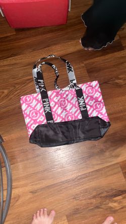 Pink logo bag