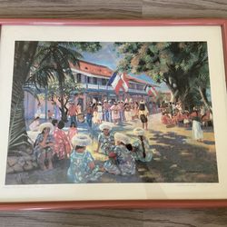 Tahiti ‘La Cloture Da Heiva’ Framed Art