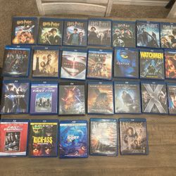 Blu Ray Movie Collection: Marvel, DC, Lord Of The Rings & More