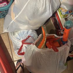 Bags of kids toys