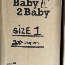 BABY 2 BABY  DIAPERS—SIZE  1