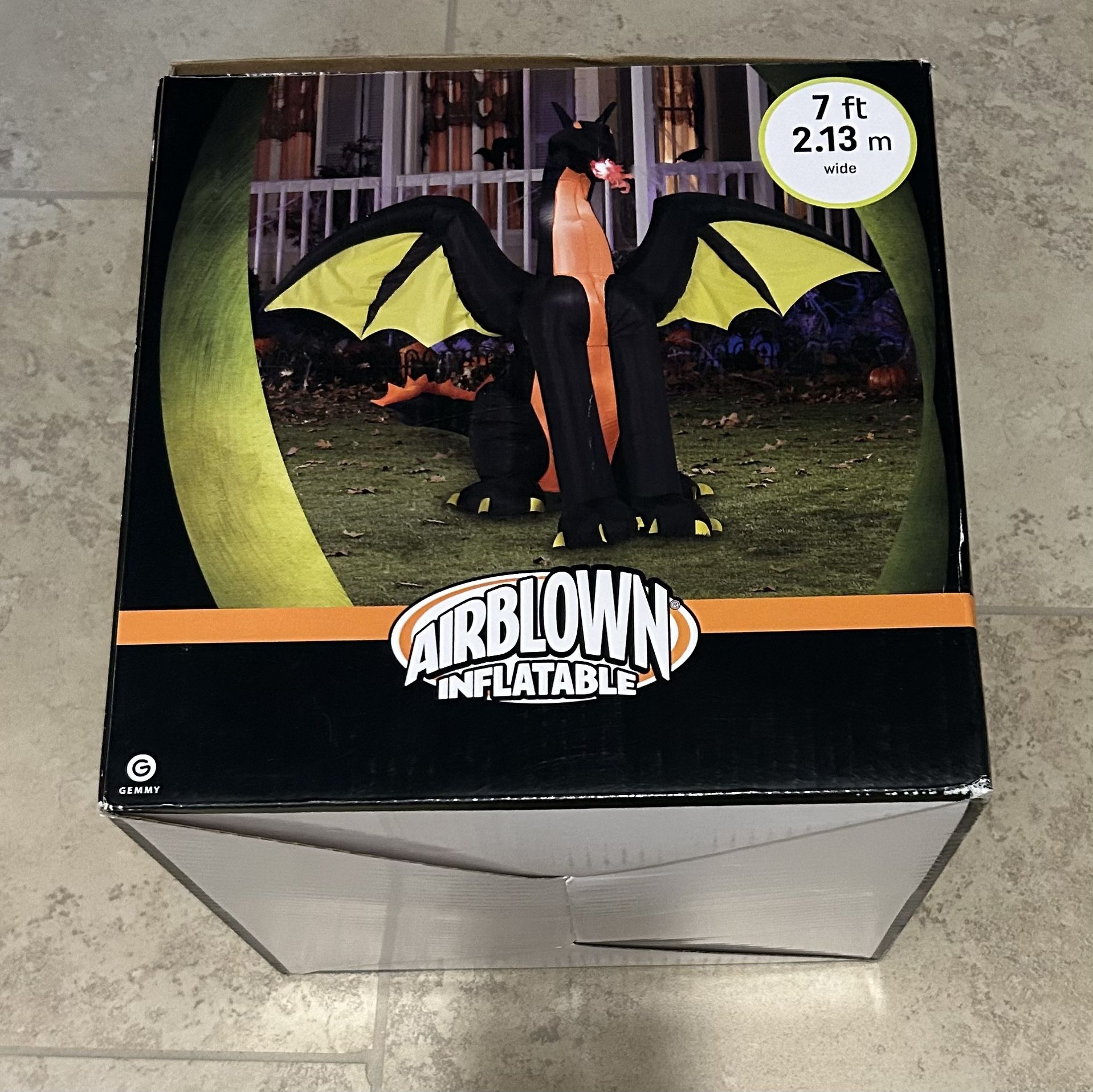 Halloween 7 Foot Inflatable Dragon