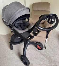 Nuna baby stroller and car seat