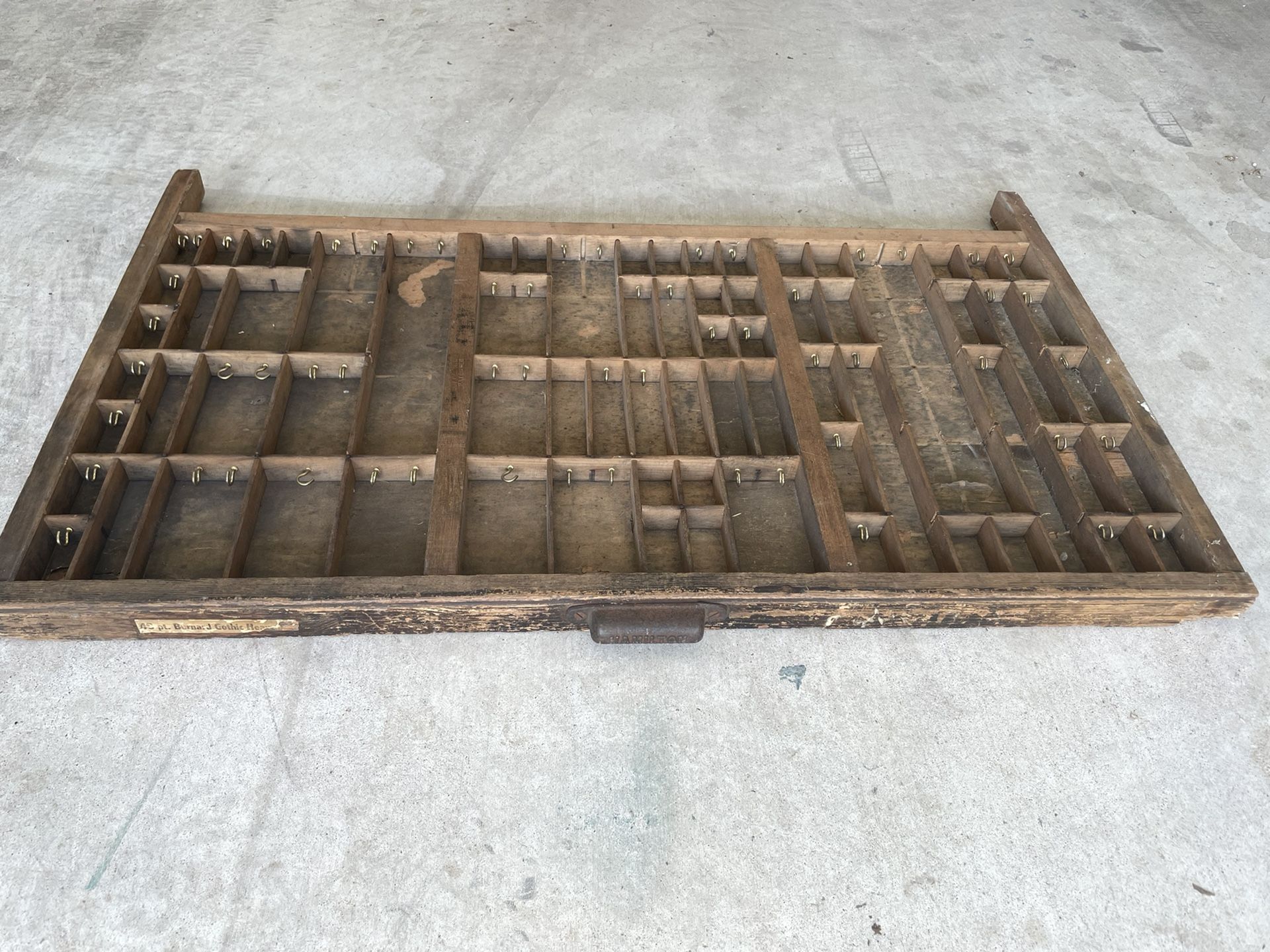 Letterpress Drawer Jewelry Holder