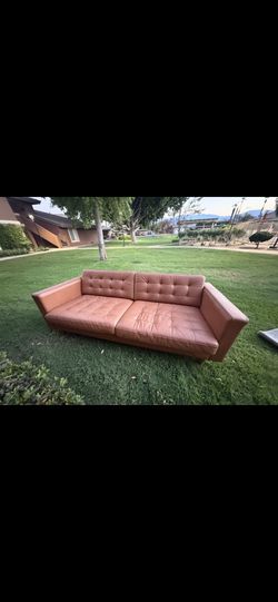 IKEA Vintage Leather Couch 