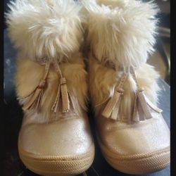 Girls Faux Fur Boots - Girls 7