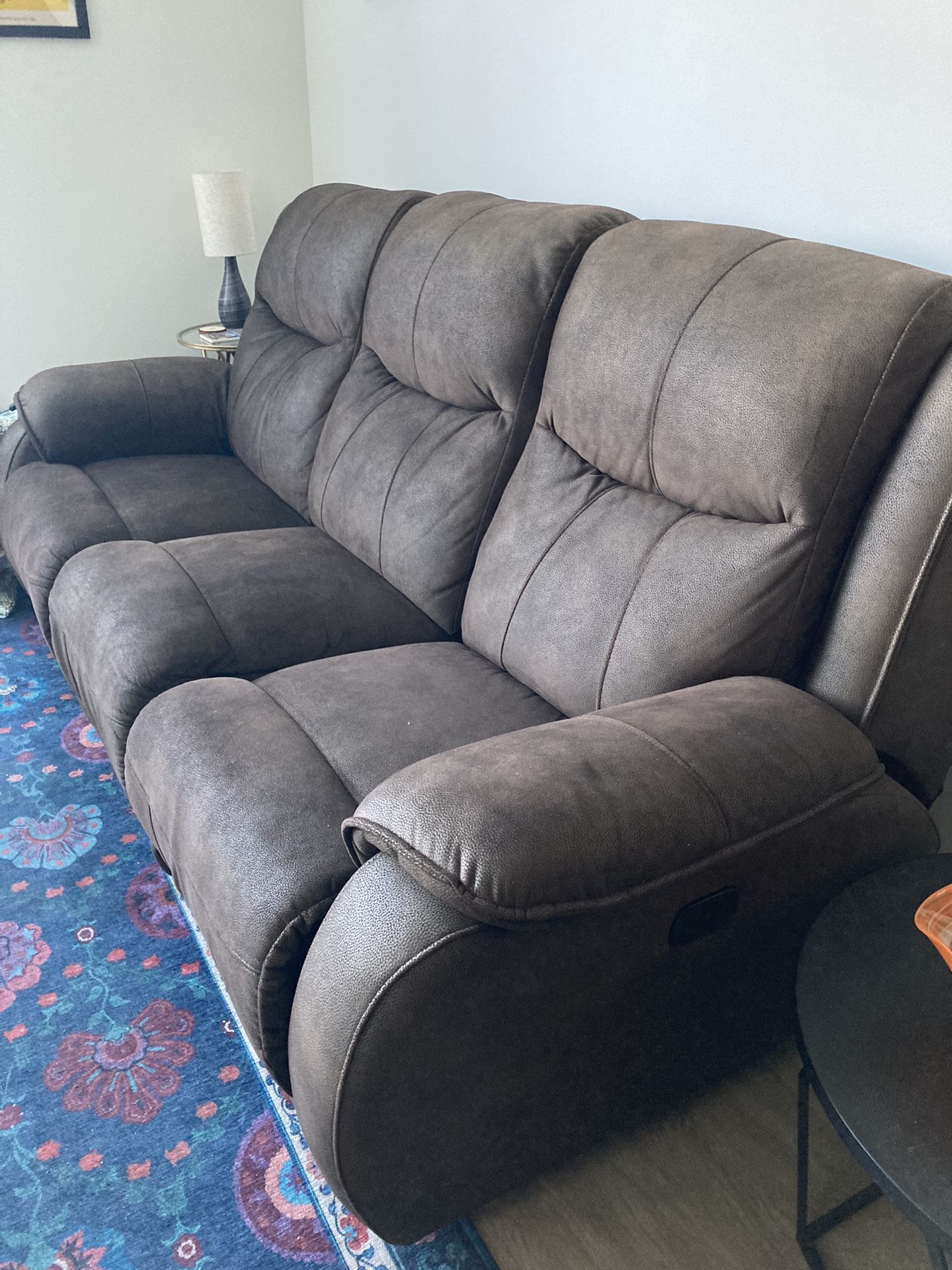 Reclining Sofa With USB Ports