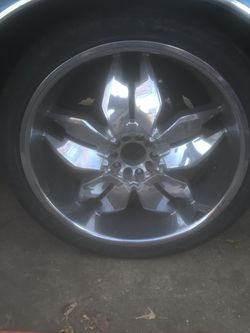 22 rims 5 lug Chevy