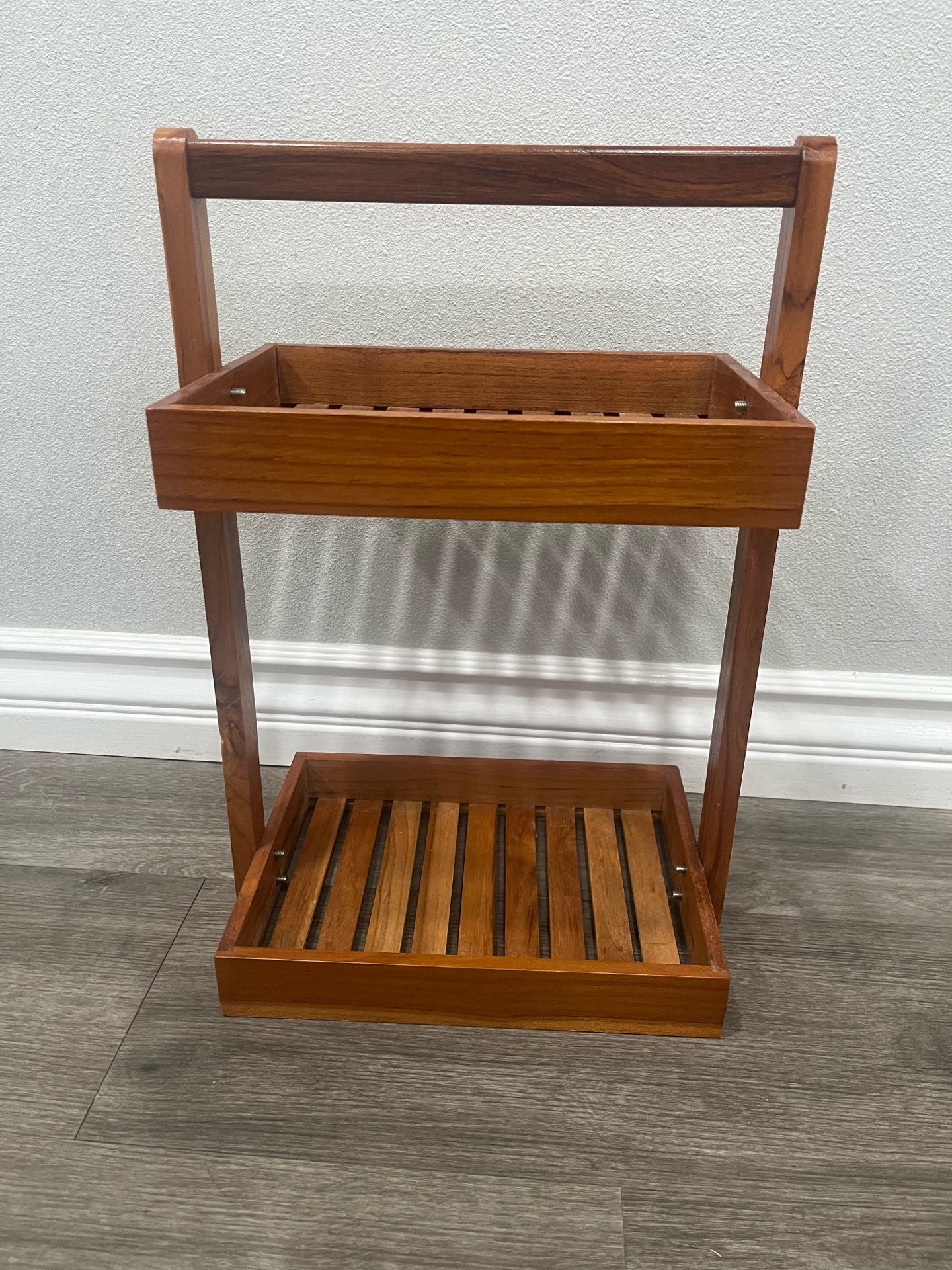 Two tiered shelf