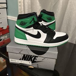 Jordan 1 High Lucky Green Size 12