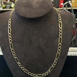 10k Gold Figaro Chain 38239-1
