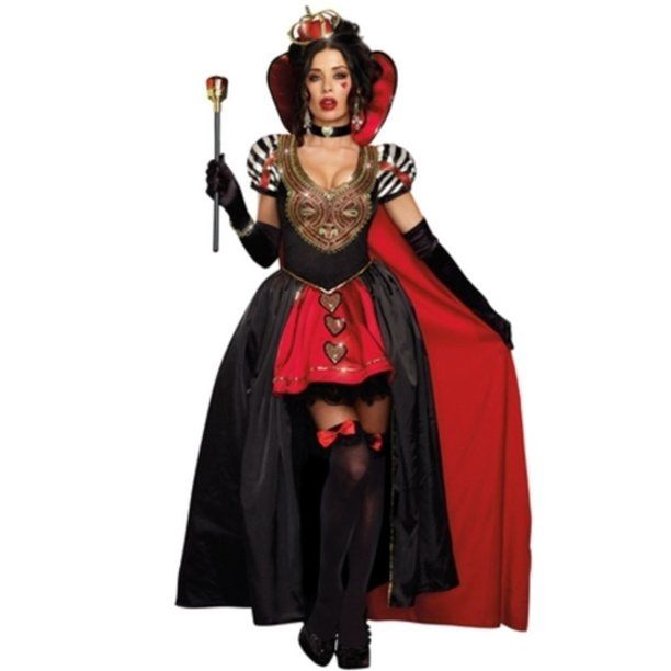 Queen Of Hearts Women’s Costume Size Small