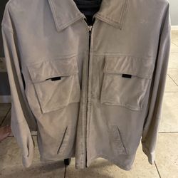 Men’s large suede jacket. $25 very good condition. Wilsons leather