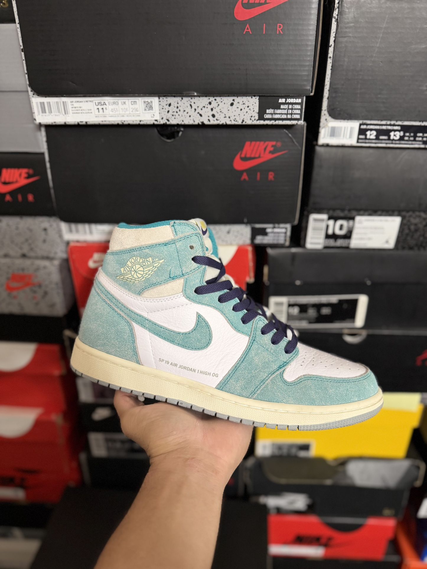 Jordan Turbo Green 1s size 11 VNDS