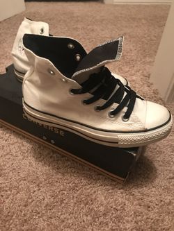 White and black chuck Taylor’s