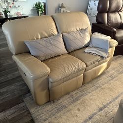 Two Loveseat Recliner Sofas