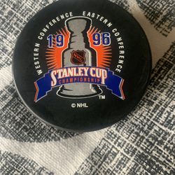 1996 Stanley Cup Championship Hockey Puck