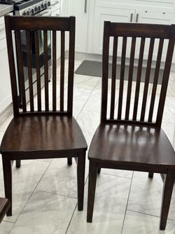 Dining table chairs-real wood