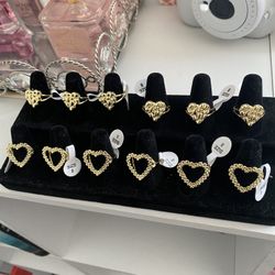 Gold rings/ earrings  