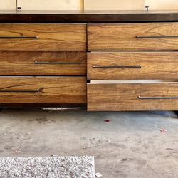 Solid Wood TV Stand + Dresser + Nightstand (3-Piece Set) – $170 OBO