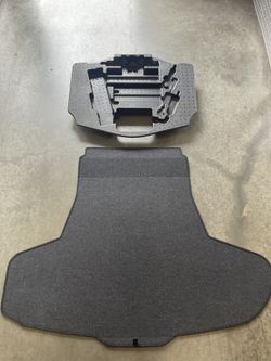 Q50 OEM Trunk Floor Board Carpet Liner w/ Foam Insert