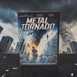 Metal Tornado (DVD, 2012) Lou Diamond Phillips Sci-Fi Disaster Television Movie Very Good Condition. The item is the 2011 sci-fi disaster television m