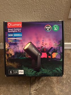 Lumary Smart Outdoor Spotlights Pro 6-Pack
