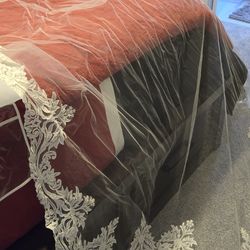Cathedral length veil
