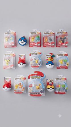 Massive Sealed Pokémon Action Figure & Poké Ball Lot
