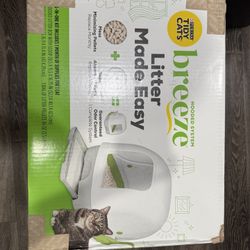 *BRAND NEW* Breeze Cat Litter Box System (with Litter And Supplies)