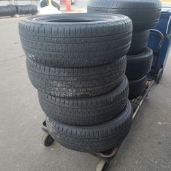 245 60 20 (4) high tread all season used tires NO HIDDEN FEES