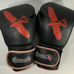 HAYABUSA Pro Series Black & Red Throwback Large Adult DualX Easy Strap