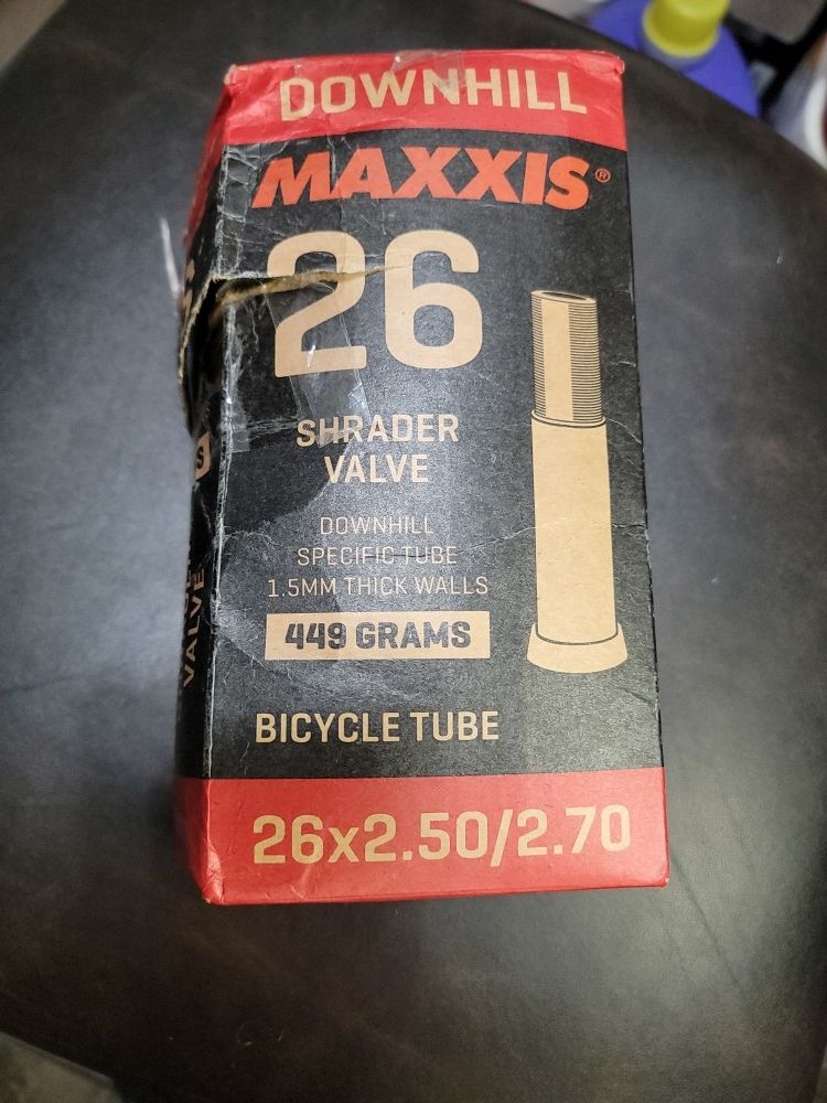 New MAXXIS FREERIDE 26"x 2.5-2.7"  SCHRADER VALVE BICYCLE INNER TUBE