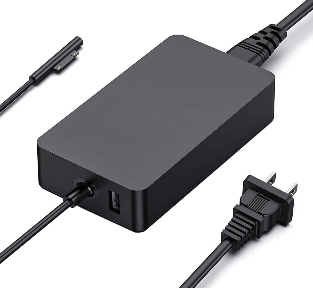 65W Surface Pro Charger for Microsoft Surface Pro 9, 8, 7+, 7, 6, 5, 4, 3, X, Windows Surface Laptop 5, 4, 3, 2, 1, Surface Go Tablet, Surface Book 3,