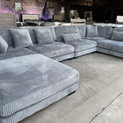 🛋️NEW!! Corduroy Sectional Sofa STILL IN BOX 📦 