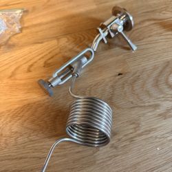 Homebrew SS Brewtech Triclamp sampling coil with valve