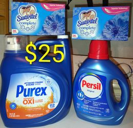 Purex & persil detergent
