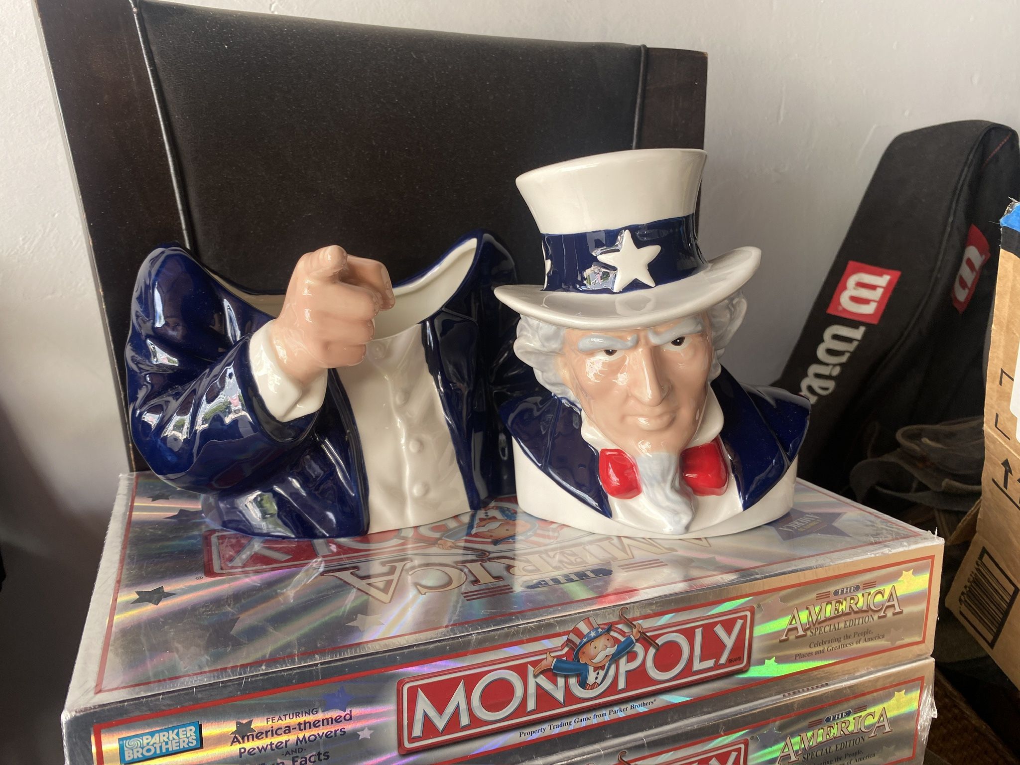 Uncle sam Collectable Cookie Jar / Obo