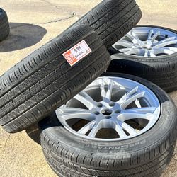 4x  19” 2024 Tesla Model Y Gemini Wheels Continental 255/45/19 75+% Tread Left