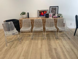 CB2 Reed Dining Chairs
