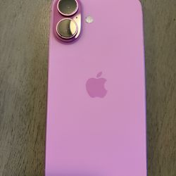 Pink iPhone 16