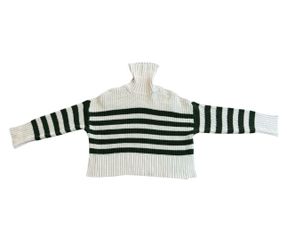MADEWELL “cottagecore” “preppy” “ivy league” nautical” small striped turtleneck