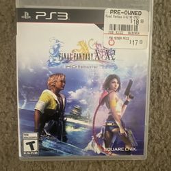 Final Fantasy X/X-2 PS3 