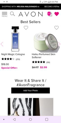Perfume and lotions for women
