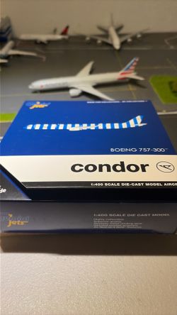 RARE Condor 757 blue sea livery