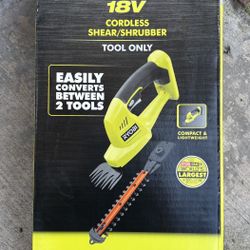 RYOBI Cordless Shear / Shrubber.