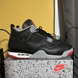 Nike Air Jordan Retro 4 Bred Reimagined
