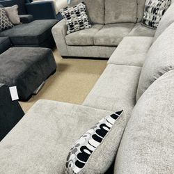 Stunning Stylish Chaise Sectional! 