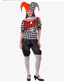 Halloween Arlequín  women costume  Medium size